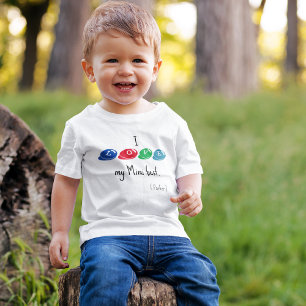 Moeie Kleurrijke Snoep Lettertype 2T tot 5/6T Fijn Kinder Shirts