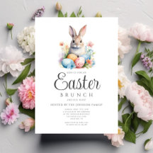Moeie Konijn Eiersoeken en Pasen Brunch