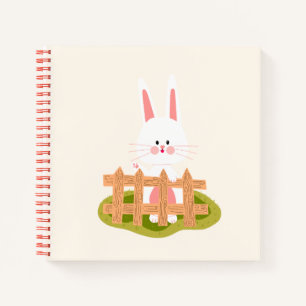Moeie Konijn Kawaii Spiraal Notebook Notitieboek