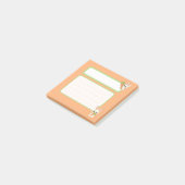 Moeie Konijn Oranje Post-it Notities Papierwaren Post-it® Notes (Schuin)