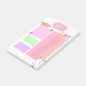 Moeie Konijn Pastel Planner Notities Post-it® Notes (Schuin)