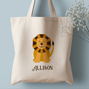 Moeie Leeuw Persoonlijke Boodschappentas voor Kind Tote Bag