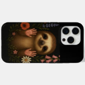 Moeie Luiaard Mobiele Telefoon Hoes (Achterkant (horizontaal))