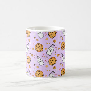 Moeie melk- en koekjes Kerstmug voor warme dranken Koffiemok