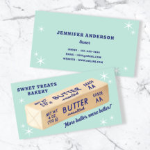 Moeie met de hand getekende boter retro type aqua