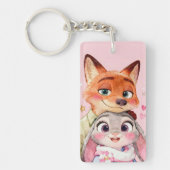 Moeie Nick en Hops Acryl Sleutelhanger. Sleutelhanger (Voorkant)