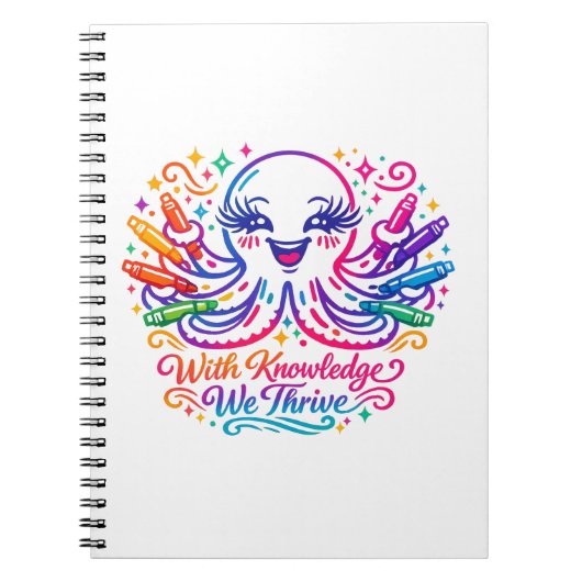 Moeie Octopus Back to School Notitieboek (Voorkant)