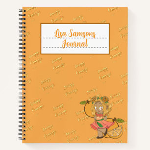 Moeie Oranje Chibi Journaal Notitieboek