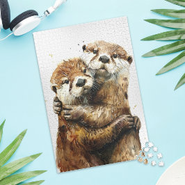 Moeie Otter Liefde Legpuzzel
