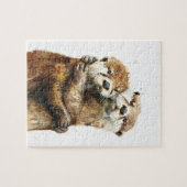 Moeie Otter Liefde Legpuzzel (Horizontaal)