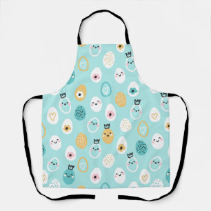 Moeie Paaseieren Patroon Kawaii Pastel Eieren Schort