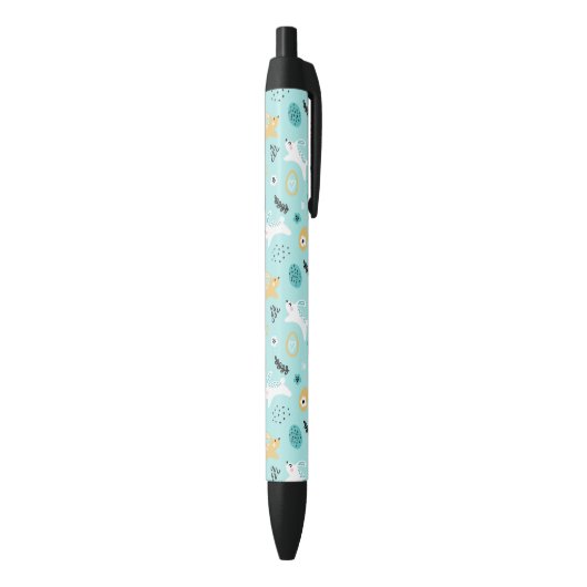 Moeie paashaas patroon Kawaii konijnen eieren Zwarte Inkt Pen (Achterkant (Verticaal))