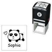 Moeie Panda Persoonlijke Naam Inktstempel Zelfinktende Stempel (In situ)