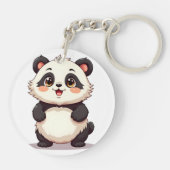 Moeie Panda Sleutelhanger | Schattige Panda Access (Achterkant)