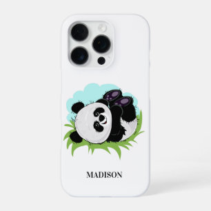 Moeie Panda telefoonhoesjes met eigen naam iPhone 16 Pro Hoesje