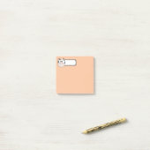 Moeie Pastel Koe Post-it Notities met Persoonlijke Post-it® Notes (Op bureau)