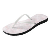 Moeie pastelroze bokeh teenslippers (Schuin)