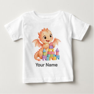 Moeie Persoonlijke Baby Draak Blok Kasteel Kindere