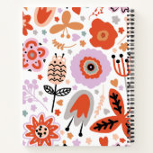 Moeie Persoonlijke Bloemenkinderen Notitieboek (Achterkant)