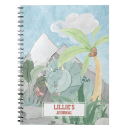 Moeie Persoonlijke Triceratops Dinosaurus Dagboek Notitieboek