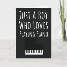 Moeie Pianokaartjes Voor Baby Jongens Pianist Kind Kaart