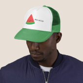 Moeie Plak Watermeloen Trucker Pet (In situ)