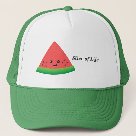 Moeie Plak Watermeloen Trucker Pet (Voorkant)