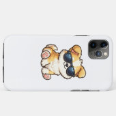 Moeie Puppy met Zonnebril Kawaii Ontwerp Case-Mate iPhone Case (Achterkant (horizontaal))