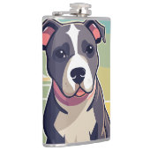 Moeie puppy ontworpen thermosfles heupfles (Rechts)