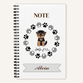 Moeie puppy - Spiraal Notebook Notitieboek