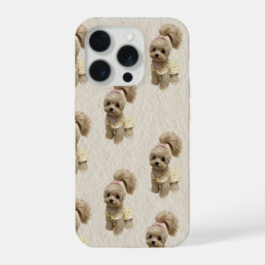 Moeie puppy telefoonhoes iPhone hoesje (Achterkant)
