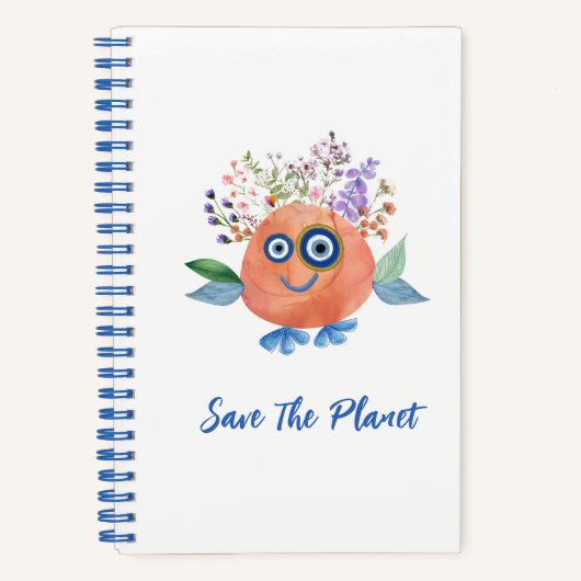Moeie Red De Planeet Collectie Notitieboek (Voorkant)