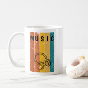 Moeie Retro Schoon Muziekmok Koffiemok