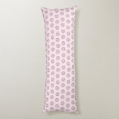 Moeie Roze Kattenpoot Lichaamskussen (Achterkant (Verticaal))