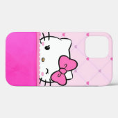 Moeie Roze Kitty Meisjes Telefoonhoesje Case-Mate iPhone Case (Achterkant (horizontaal))