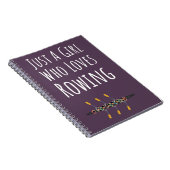 Moeie Roze Roeicadeaus Voor Meisjes Voor Kinderen  Notitieboek (Rechterzijde)