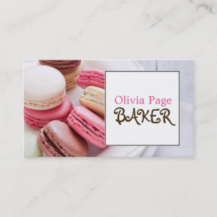 Moeie Roze Zoetwaren Bakkerij Visitekaartje