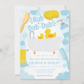 Moeie Rubber Eendje Baby Shower Kaart (Voorkant)