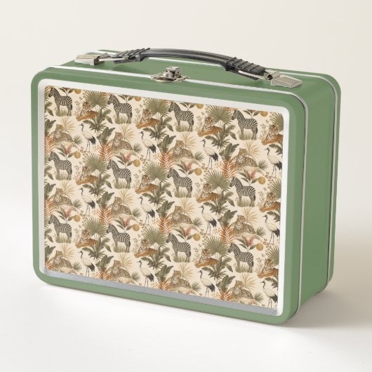 Moeie Safari Dieren Lunchbox (Voorkant)
