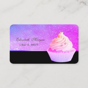 Moeie Schattige Stijlvolle Cupcake Bakkerij Visitekaartje