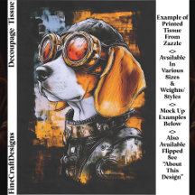 Moeie Steampunk Beagle Hond Aviator EZ1L Découpage