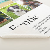 Moeie Tante Tante Moderne Fotocollage Sherpa Deken (3/4)