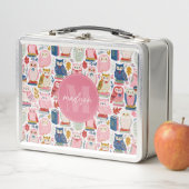 Moeie Uilen Metalen Lunchbox (In situ)