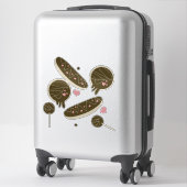 Moeie Valentijnsdag Zoete Donut Bakkerij Sticker (Koffer)