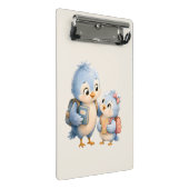 Moeie Vogelsiblings Mini Klembord (Schuin)