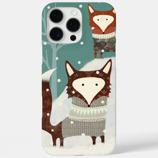 Moeie Vossen iPhone Hoesje (Achterkant)
