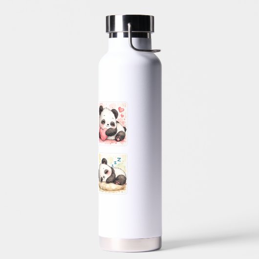 Moeie Waterverf Panda Waterfles (Links)
