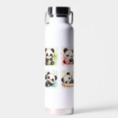 Moeie Waterverf Panda Waterfles (Voorkant)