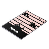 Moeie Zwarte Kat Notitieboek (Linkerzijde)