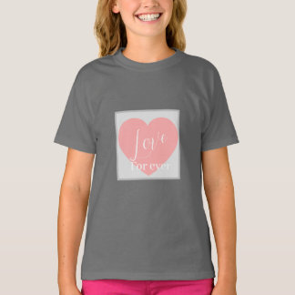 Moeiig roze Hart.liefde.romantisch schort T-shirt